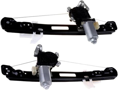FINDAUTO 741-584 Window Regulator fit for 2000 2001 2002 2003 2004 2005 2006 2007 for Ford for Focus Window Regulator Assembly and Motor,Rear Left and Rear Right Side in Saudi Arabia