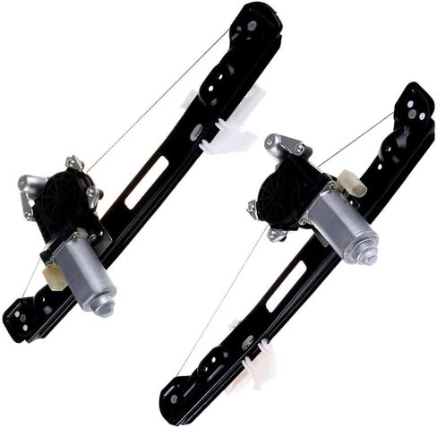 FINDAUTO 741-584 Window Regulator fit for 2000 2001 2002 2003 2004 2005 2006 2007 for Ford for Focus Window Regulator Assembly and Motor,Rear Left and Rear Right Side in Saudi Arabia