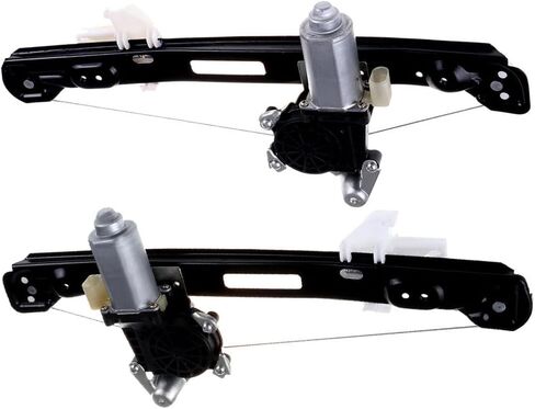 FINDAUTO 741-584 Window Regulator fit for 2000 2001 2002 2003 2004 2005 2006 2007 for Ford for Focus Window Regulator Assembly and Motor,Rear Left and Rear Right Side in Saudi Arabia