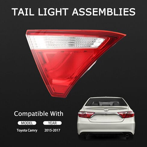 KARPAL A Pair Tail Light (Left & Right) Side Brake Lamp Compatible with 2006 2007 2008 Toyota RAV4 Series Red | 8155142100 8156142100 | TO2819127 TO2818127 in Saudi Arabia