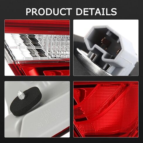 KARPAL A Pair Tail Light (Left & Right) Side Brake Lamp Compatible with 2006 2007 2008 Toyota RAV4 Series Red | 8155142100 8156142100 | TO2819127 TO2818127 in Saudi Arabia
