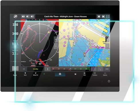 IPG ProActive for Garmin GPSMAP 1623 Combo GPS/Fishfinder 16 Inch Display 9H Hardness Screen Protector Smooth Glass Touch Ultra Responsive High Clarity Anti Scratch Smudge & Shock Proof for 1623 in Saudi Arabia