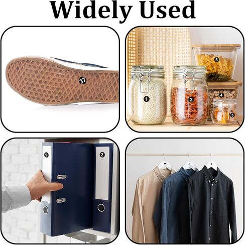 2500 Pcs 1 to 50 Number Stickers, 50 Sheets Black Consecutive Round Labels, 0.4 Inch Self-Adhesive Small Dot Decals Numbered Stickers for Indoor Outdoor Use, Inventory, Storage, Organizing, Boxes in Saudi Arabia