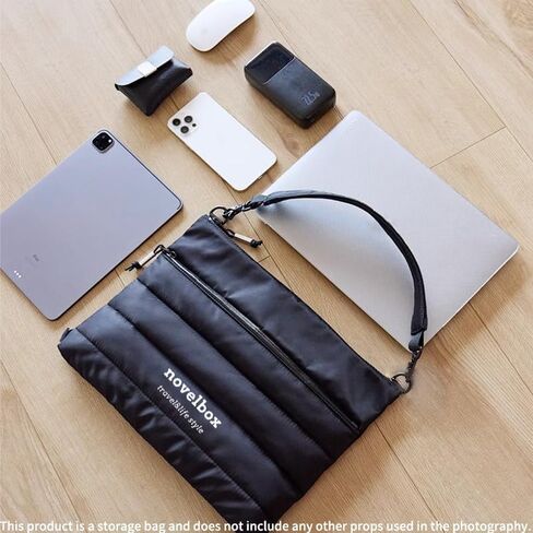 novelbox Laptop Sling Bag, 14 Inch Waterproof Messenger Bag with Anti-Theft Pocket, Lightweight Crossbody Chest Bag for Men & Women, Fit MacBook, Tablet, Travel, College, Business in Saudi Arabia