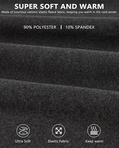 قبعة كروية من الصوف من GADIEMKENSD مع جهاز تدفئة للأذن منسدلة، حافة قابلة للطي، قبعة شتوية عاكسة للجنسين in Kuwait