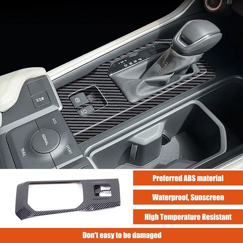 PIUGILH Gear Shift Frame Cover Compatible with Toyota Grand Highlander 2024 2025 Accessories, Gear Box Shift Knob Panel Trim (Carbon Fiber Color) in Saudi Arabia