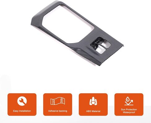 PIUGILH Gear Shift Frame Cover Compatible with Toyota Grand Highlander 2024 2025 Accessories, Gear Box Shift Knob Panel Trim (Carbon Fiber Color) in Saudi Arabia