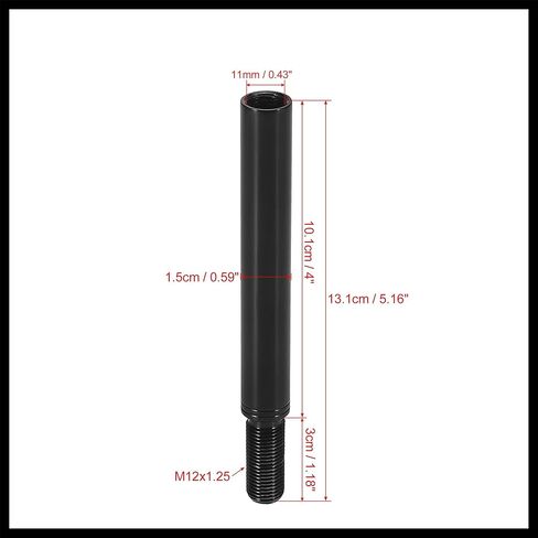4 "مقبض ناقل حركة السيارة موسع تمديد رافعة لسوبارو WRX 2013-2019 M12X1.25 مادة متينة in Saudi Arabia
