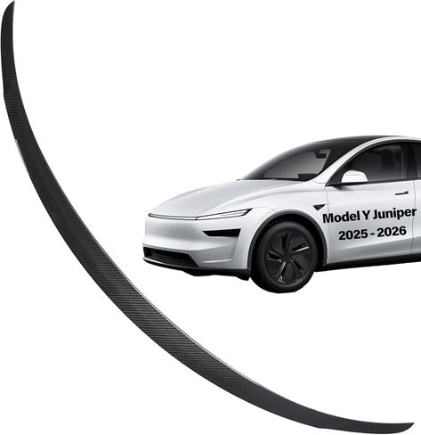 Tesla Model Y Juniper Spoiler الخلفي الجذع الشفة الذيل الجناح عدم الحفر الاستقرار الديناميكي الهوائي الأصلي المفسد المظهر الرياضي لـ Tesla Model Y Juniper Refresh Accessories الجذع المفسد in Kuwait