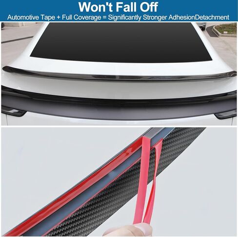 Tesla Model Y Juniper Spoiler الخلفي الجذع الشفة الذيل الجناح عدم الحفر الاستقرار الديناميكي الهوائي الأصلي المفسد المظهر الرياضي لـ Tesla Model Y Juniper Refresh Accessories الجذع المفسد in Kuwait