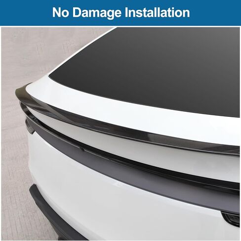 Tesla Model Y Juniper Spoiler الخلفي الجذع الشفة الذيل الجناح عدم الحفر الاستقرار الديناميكي الهوائي الأصلي المفسد المظهر الرياضي لـ Tesla Model Y Juniper Refresh Accessories الجذع المفسد in Kuwait