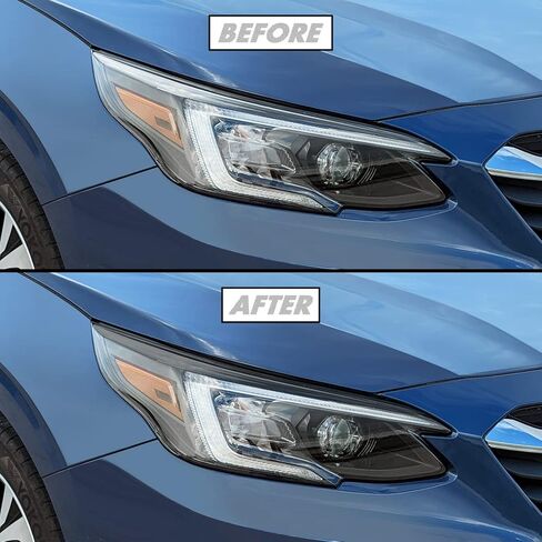 SlickMod PreCut Vinyl Smoke Tint for 2020-2022 Subaru Legacy Headlight (20% Dark Smoke, 2. Headlight Cutout) in Saudi Arabia