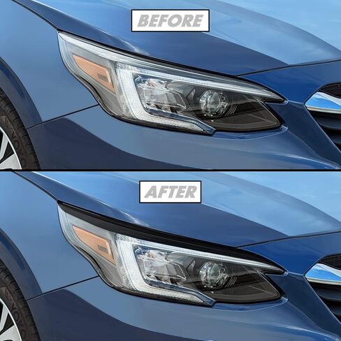 SlickMod PreCut Vinyl Smoke Tint for 2020-2022 Subaru Legacy Headlight (20% Dark Smoke, 2. Headlight Cutout) in Saudi Arabia
