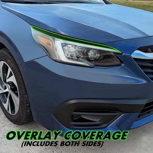 SlickMod PreCut Vinyl Smoke Tint for 2020-2022 Subaru Legacy Headlight (20% Dark Smoke, 2. Headlight Cutout) in Saudi Arabia