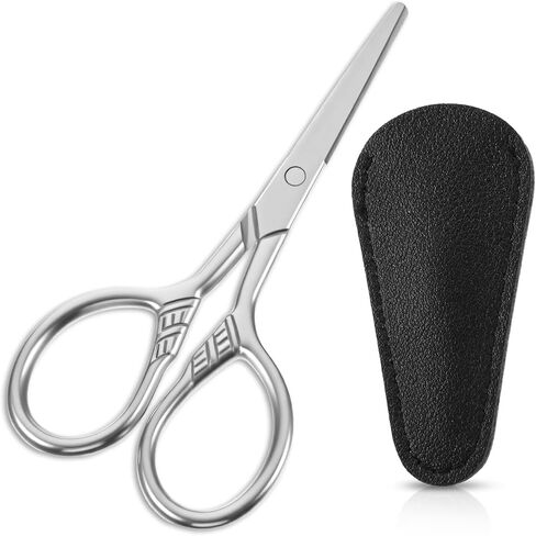 3.54-inch Small Sewing Scissors, Stainless Steel Embroidery Craft Scissors with Sheath, Precision DIY Crafting & Office Cutting Tools in Saudi Arabia