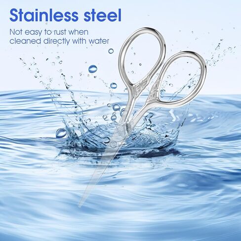 3.54-inch Small Sewing Scissors, Stainless Steel Embroidery Craft Scissors with Sheath, Precision DIY Crafting & Office Cutting Tools in Saudi Arabia