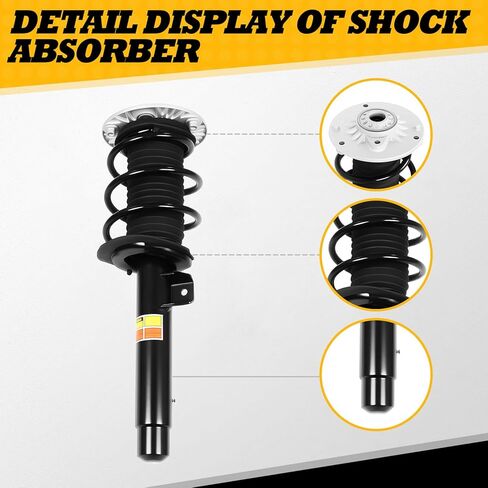 2PCS Front Shock Absorbers Struts w/o EDC Compatible with F30 318i 320i 328i 328d 330i 335i 340i RWD 2011-2018 F32 F33 F36 428i 430i 435i 2014-2020 31316873798 31316883328 Suspension Kit in Saudi Arabia