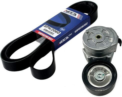 MOCA Serpentine Belt with Tensioner Assembly Fit 1994-2002 for Dodge Ram 2500 3500 Truck L6 5.9L Turbo Diesel in Saudi Arabia