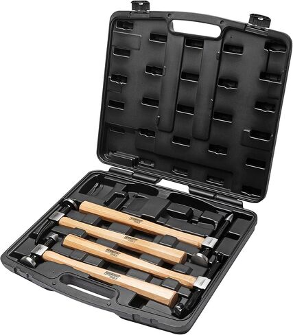 Fairmount Tools 4 Piece Professional Auto Body Hammer Set | Short Reach Utility Pick | Cross Chisel | Long Reach Utility Pick | Door Skin Hammer in Saudi Arabia