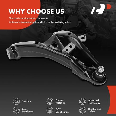 A-Premium Rear Left Upper Control Arm with Ball Joint and Bushing, Compatible with Subaru Impreza 2012-2019, Legacy 2015-2019, WRX 2015-2020, WRX STI 2015-2020 in Saudi Arabia