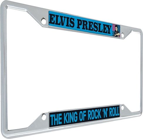 Desert Cactus Elvis Presley Car Accessories Metal License Plate Frame and Tag Holder for Front or Rear of Car (Style 2) in Saudi Arabia