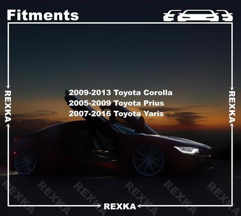 Rexka 10 قطعة مشابك تثبيت سقف السقف 90467-05164-E2 لسيارة Toyota Corolla 2009-2013 Prius 2006-2009 Yaris 2007-2012 9046705164E2 in Kuwait