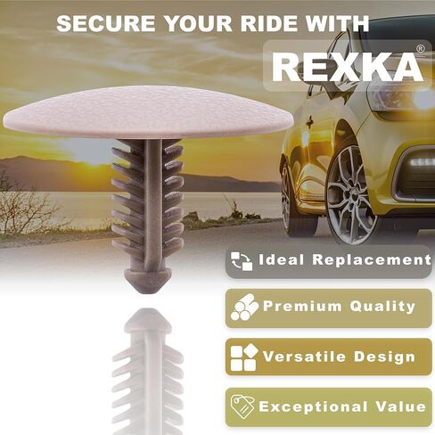 Rexka 10 قطعة مشابك تثبيت سقف السقف 90467-05164-E2 لسيارة Toyota Corolla 2009-2013 Prius 2006-2009 Yaris 2007-2012 9046705164E2 in Kuwait