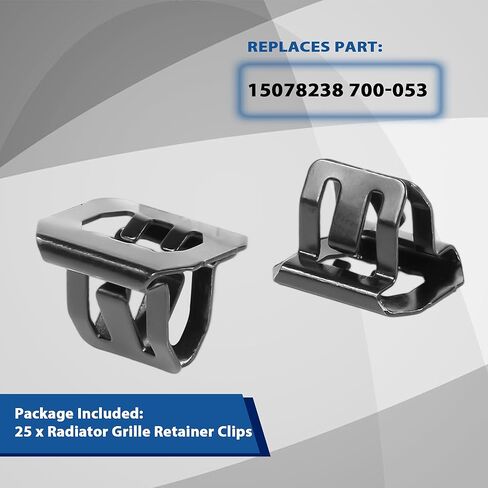 20Pcs 15078238 Radiator Grille Retainer Clips Compatible with Chevrolet Silverado Colorado GMC Cadillac Escalade Buick HummerOldsmobile 700-053 Bumper Cover Fastener in Saudi Arabia