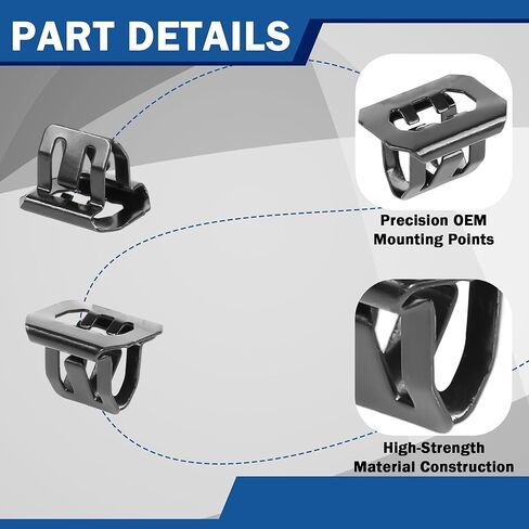20Pcs 15078238 Radiator Grille Retainer Clips Compatible with Chevrolet Silverado Colorado GMC Cadillac Escalade Buick HummerOldsmobile 700-053 Bumper Cover Fastener in Saudi Arabia