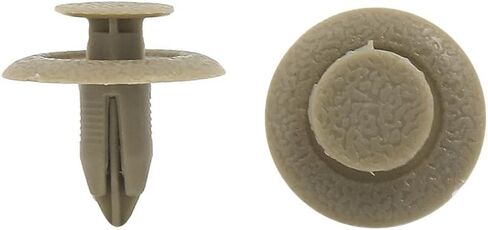uxcell Universal 6mm Beige Plastic Trim Rivets Buckle Fastener Clips 40PCS for Car SUV in Saudi Arabia