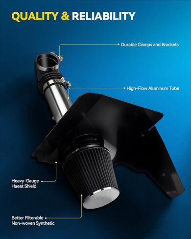 AUTOSITY Cold Air Intake Kit Compatible with 1994-1997 Accord 2.2L, 1998-2002 Accord 2.3L (DX/LX/EX/SE/VP), Filters System Kits Aluminum 2.75 in Red High Flow in Saudi Arabia