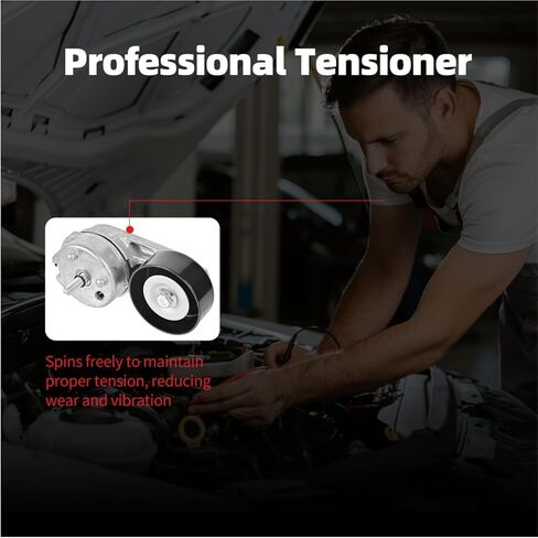 38279 Belt Tensioner for Ford Escape 05-08/Freestyle 05-07/Fusion 06-09, Jaguar S-Type 00-08/X-Type 02-08/XF 09-10, XJ8/XJR 04-09/XK 07-09/XK8 03-06, Lincoln LS 00-06/Zephyr 2006 in Saudi Arabia
