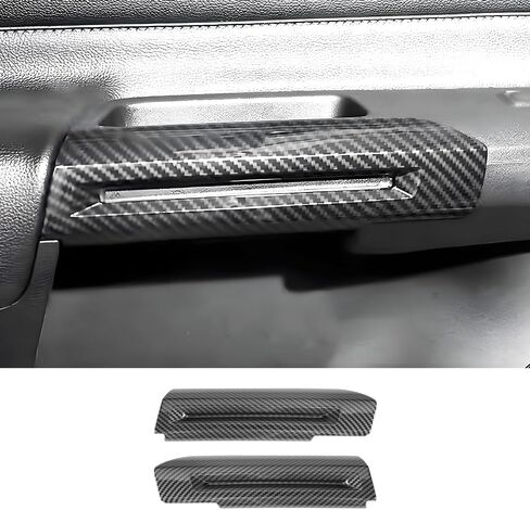 Car Center Console Gear Shift Panel Trim Cover for Ford Mustang 2015 2016 2017 2018 2019 2020 2021 2022 2023 Auto Interior Decor Accessories Central Control Protection Frame Carbon Fiber Style in Saudi Arabia