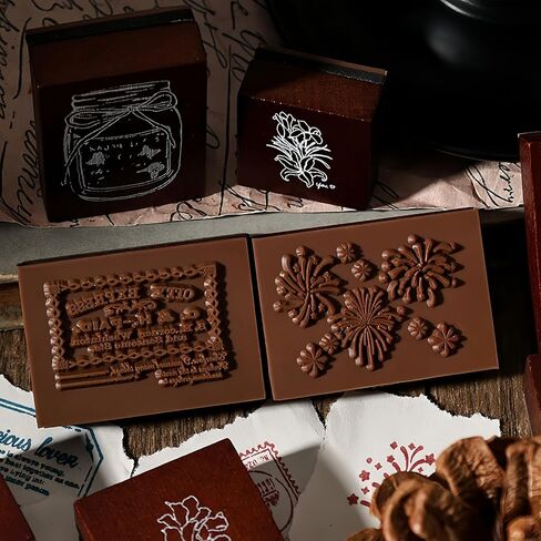Fireworks Wooden Stamps for Crafting–Premium Wooden Rubber Stamps Set, Perfect for Scrapbooking and Art Projects in Saudi Arabia