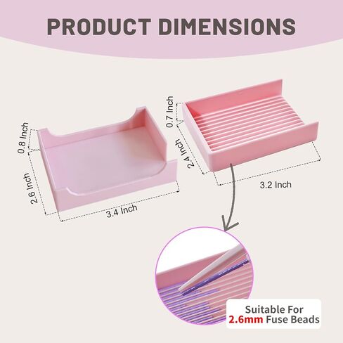 5mm Fuse Bead Single Needle Tweezer & Aligner Tray Kit, Efficient Iron Bead Sorting Tools with Effortless Beads Recovery for Experienced Enthusiasts in Kuwait