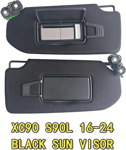 Summer Avoid Direct Sunlight for Volvo XC90 S90 V90 2016-2024 Car Sun Visor Black Beige Left Right Side Driver Passenger Side Sunshade Board(Beige,Left) in Saudi Arabia