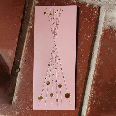 Die Cuts for Card Making, Bubble Metal Cutting Dies for Scrapbooking, Spotty Line Stencil Template Craft Embossing Paper Dies, DIY Art Die Cutting Point Edge Stencils for Photo Album (Silver-1) in Saudi Arabia
