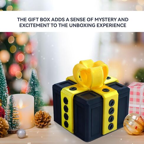 Frdhee Annoying Gift Box with Screws, 3D Printed Prank Screw Box Surprise Funny Prank Christmas Gift Box, Hilarious Money Card Container, Novelty 3D Printed Annoying Box, 6.5x6.5cm(Red green) in Saudi Arabia