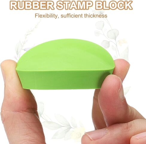 PATIKIL 24Pcs 2" Rubber Carving Blocks, Soft Linoleum Art Carving Block Round Crafts Stamp Making for Printmaking Stamps Carving Supplies, Pink in Saudi Arabia