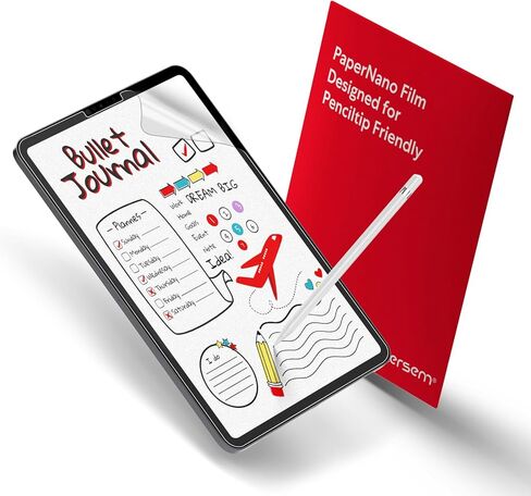 عبوة من قطعتين من واقي الشاشة الورقية المتوافقة مع iPad Mini 5 (2019) وiPad Mini 4، متوافقة مع قلم الرصاص ومضادة للوهج مع مجموعة تثبيت سهلة in Kuwait