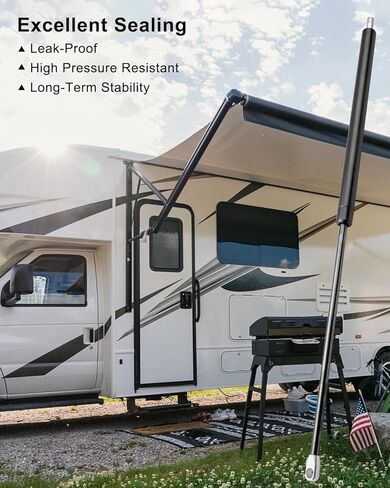 1 قطعة 260282 RV المظلة دعامة كبس بالغاز استبدال C16-22528 107316 24934 ، 136lb 605N 13.75-24.3 في دعم رفع الربيع الصدمات in Saudi Arabia
