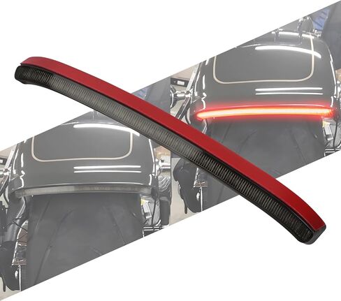 ضوء خلفي LED للحاجز الخلفي متوافق مع Harley Fat Boy FLFB FLFBS 2018–2025، ضوء إشارة الانعطاف للفرامل (عدسة مدخنة) in Saudi Arabia