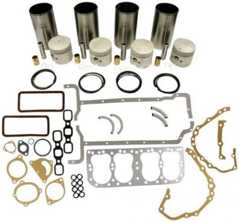 All States Engine Rebuild Kit - Less Bearings - .040" Liners 3 Ring Piston fits Ford 2N 8N 9N 120 in Saudi Arabia