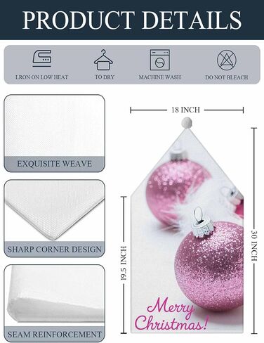 Christmas Dining Room Chair Back Covers, Merry Christmas Snowflake Polka Dot Gold White Chair Covers Kitchen Chair Slipcovers Protective Covers for Holiday Party Festival Decoration, Set of 6 in Kuwait