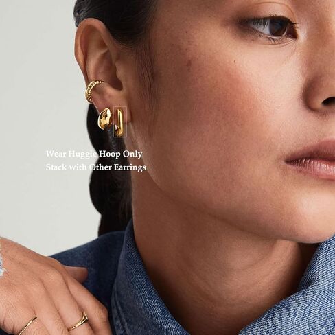 Dangle Gold Earrings for Women Trendy: Teardrop Earrings 14K Gold/Silver Plated Huggie Hoops Lightweight Hanging Teardrop and Ball Drop Earrings Hypoallergenic Statement Earrings Gold Jewelry in Kuwait