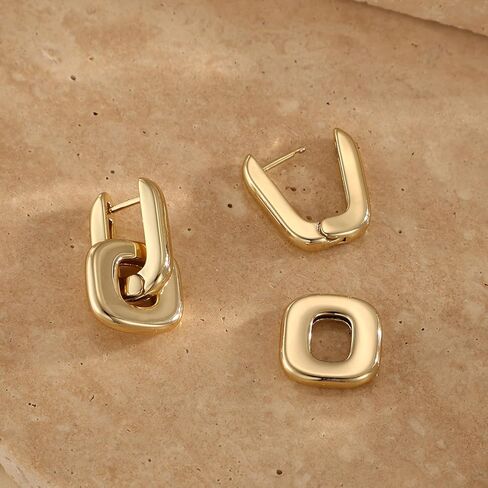 Dangle Gold Earrings for Women Trendy: Teardrop Earrings 14K Gold/Silver Plated Huggie Hoops Lightweight Hanging Teardrop and Ball Drop Earrings Hypoallergenic Statement Earrings Gold Jewelry in Kuwait