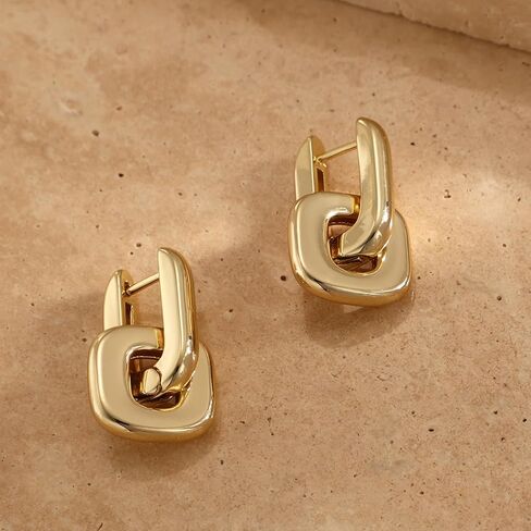 Dangle Gold Earrings for Women Trendy: Teardrop Earrings 14K Gold/Silver Plated Huggie Hoops Lightweight Hanging Teardrop and Ball Drop Earrings Hypoallergenic Statement Earrings Gold Jewelry in Kuwait