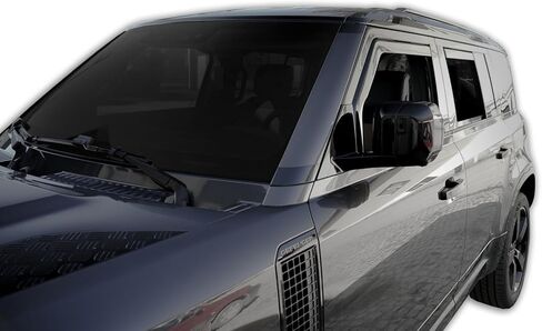 in Channel Rain Guards for Car Windows 2020-2025 Land Rover Defender (110, 130), Durable Window Vent Visors Deflectors, Custom Fit, All Weather 4 pcs. in Saudi Arabia