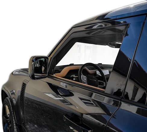 in Channel Rain Guards for Car Windows 2020-2025 Land Rover Defender (110, 130), Durable Window Vent Visors Deflectors, Custom Fit, All Weather 4 pcs. in Saudi Arabia
