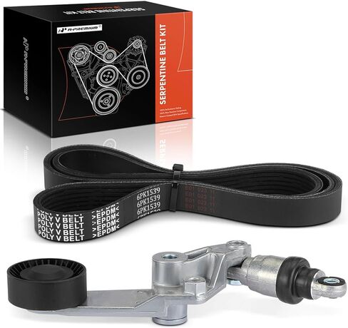 A-Premium Engine Serpentine Belt Drive Kit Compatible with Toyota Corolla 1998-2008, Matrix 2003-2008, Celica 2000-2005 & Chevrolet Prizm 1998-2000 - 1.8L in Saudi Arabia